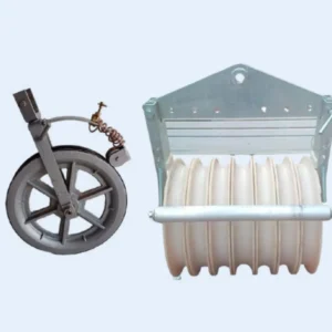 ROLDANA PARA LANÇAMENTO DE CONDUTORES + ATERRAMENTO MOVEL (DE 01 A 06 CABOS POR FASE)